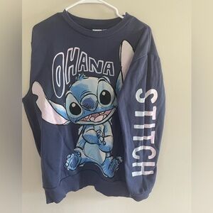 Disney Ohana Stitch Navy Sweatshirt